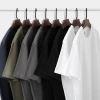 High-end 60S mercerized Xinjiang long-staple cotton men's white base 240G solid color round-neck short-sleeved T-shirt for summer Application Scenario